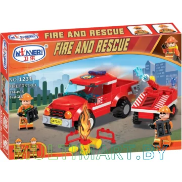 Конструктор Winner Fire and resque 1231